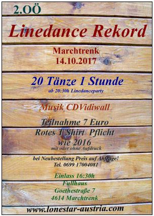 2. OÖ  Line Dance Rekord
